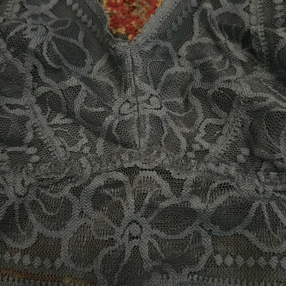 Womens slate grey adjustable Victoria’s Secret PINK bralette size medium (A-C)🩶 - Picture 3 of 8